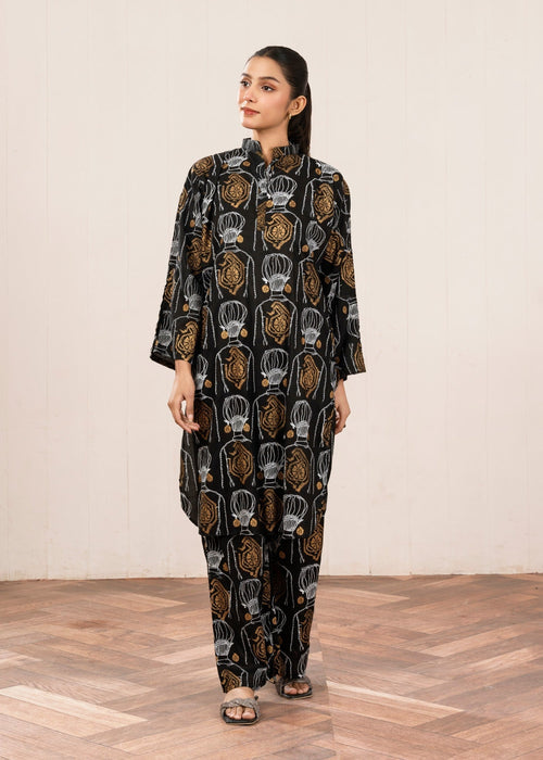 Block Print Plazzo Stitched 2Pcs