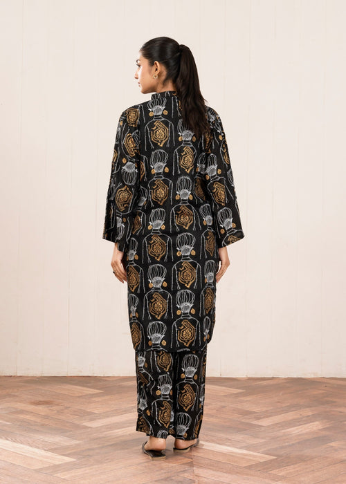 Block Print Plazzo Stitched 2Pcs