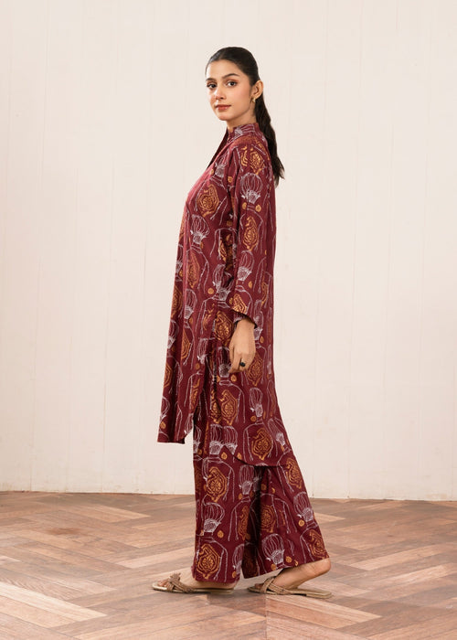 Block Print Plazzo Stitched 2Pcs