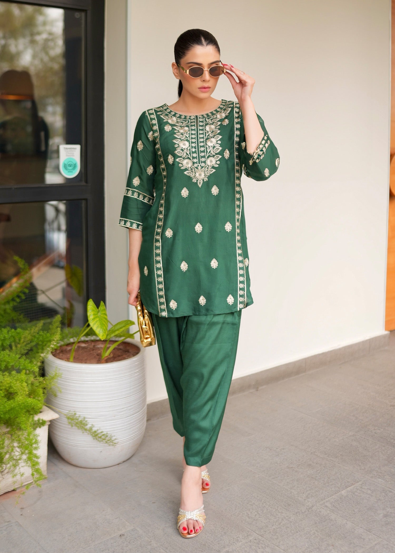 Royal Fern Stitched 2Pcs