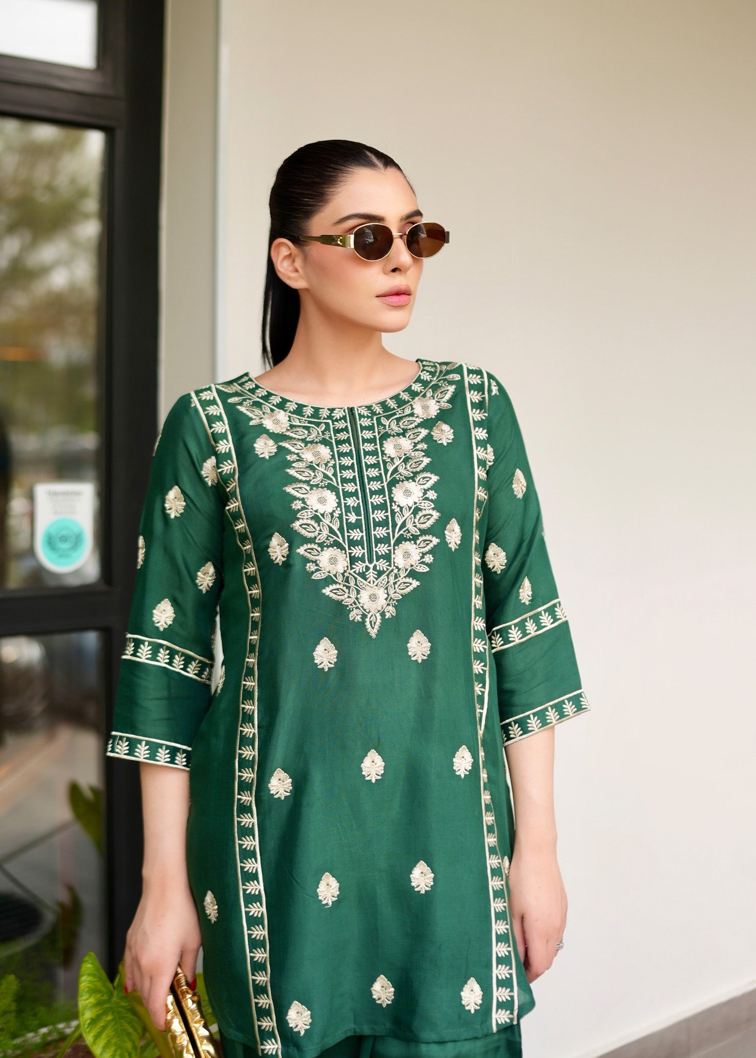 Royal Fern Stitched 2Pcs