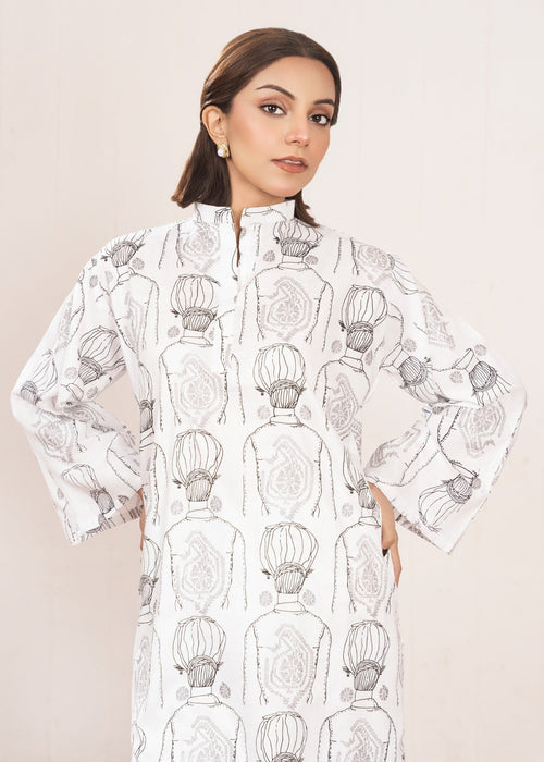 Block Print Plazzo Stitched 2Pcs