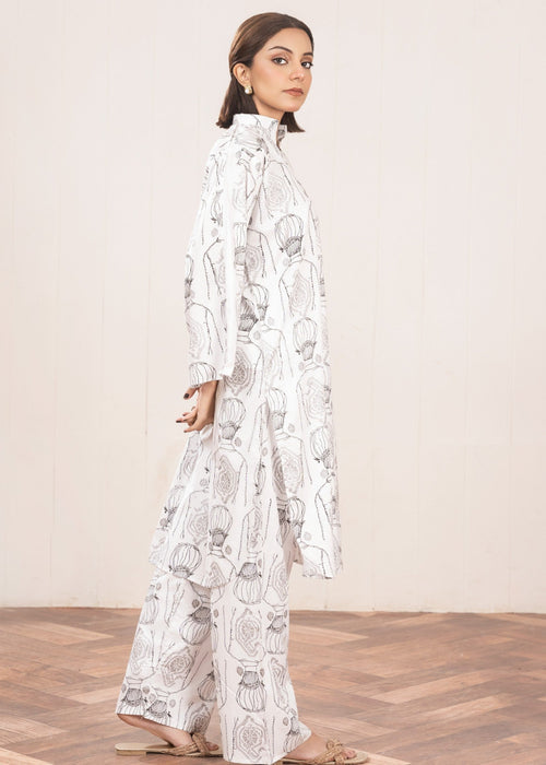 Block Print Plazzo Stitched 2Pcs