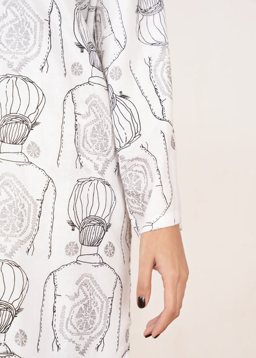 Block Print Plazzo Stitched 2Pcs