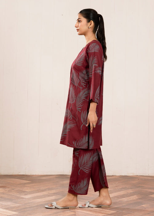 Breeze Print Stitched 2Pcs
