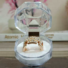 Crystal Embrace Ring with Free Ring Box