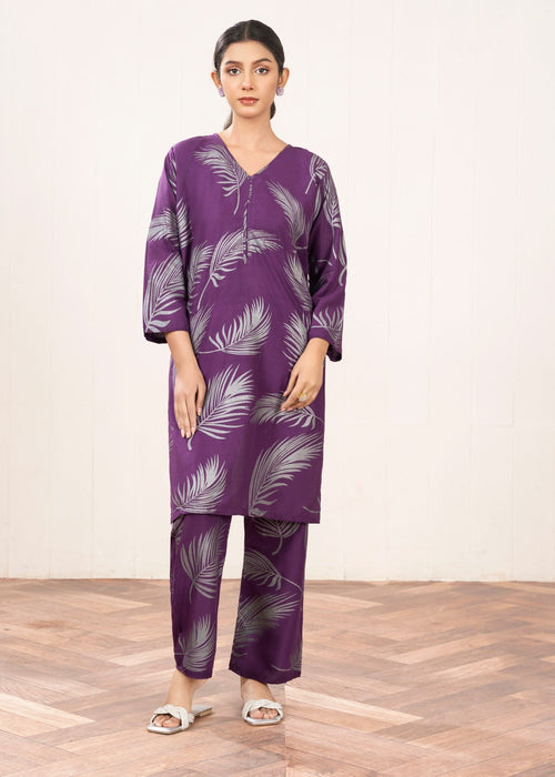 Breeze Print Stitched 2Pcs