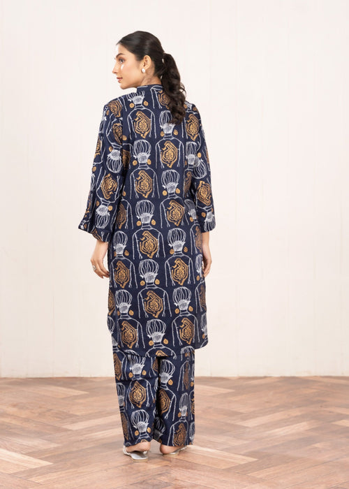 Block Print Plazzo Stitched 2Pcs