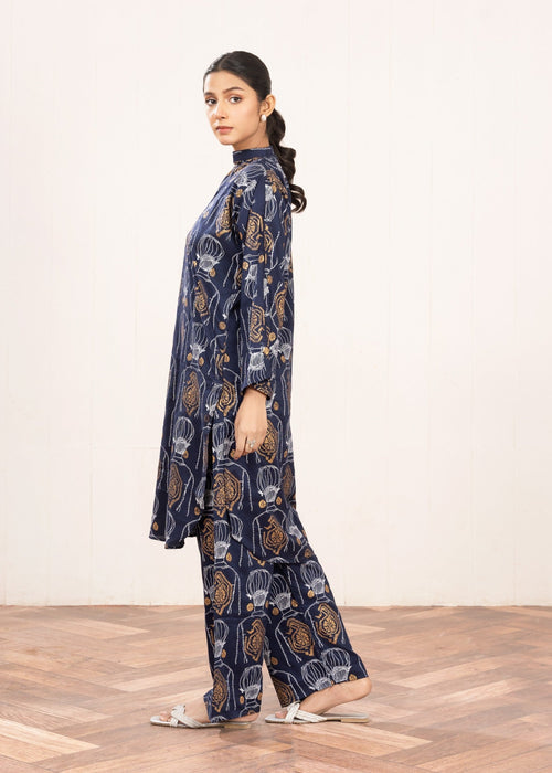 Block Print Plazzo Stitched 2Pcs