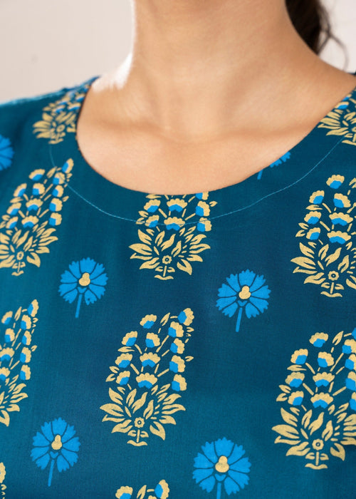 Rangrez Kurti Long Length Stitched 2Pcs