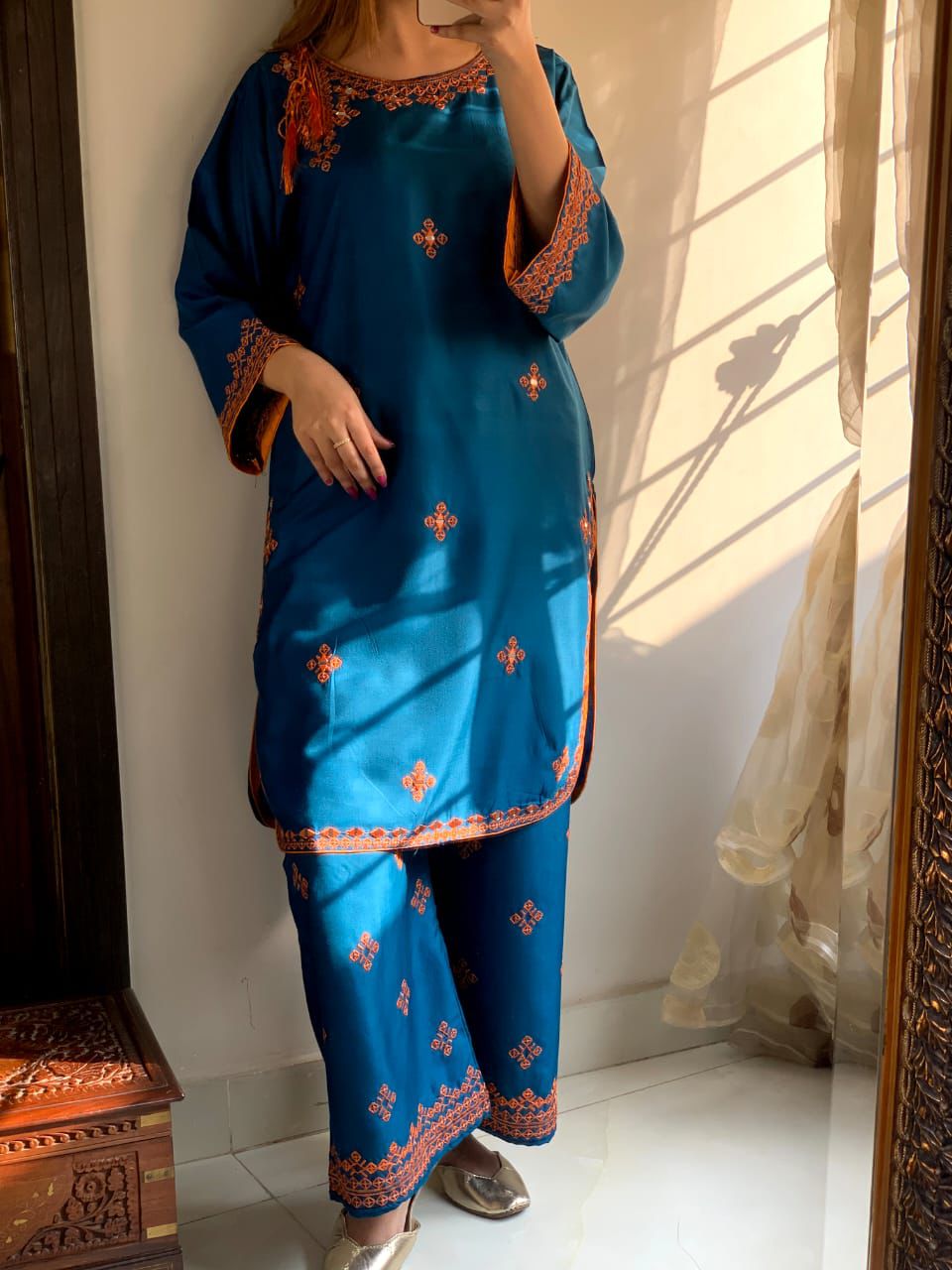 Balochi Embroidary Stitched 2Pcs - Emorl