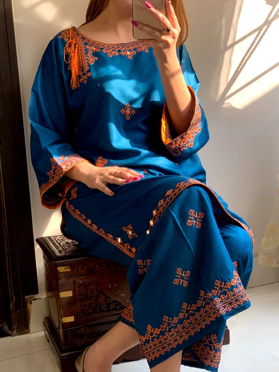 Balochi Embroidary Stitched 2Pcs - Emorl