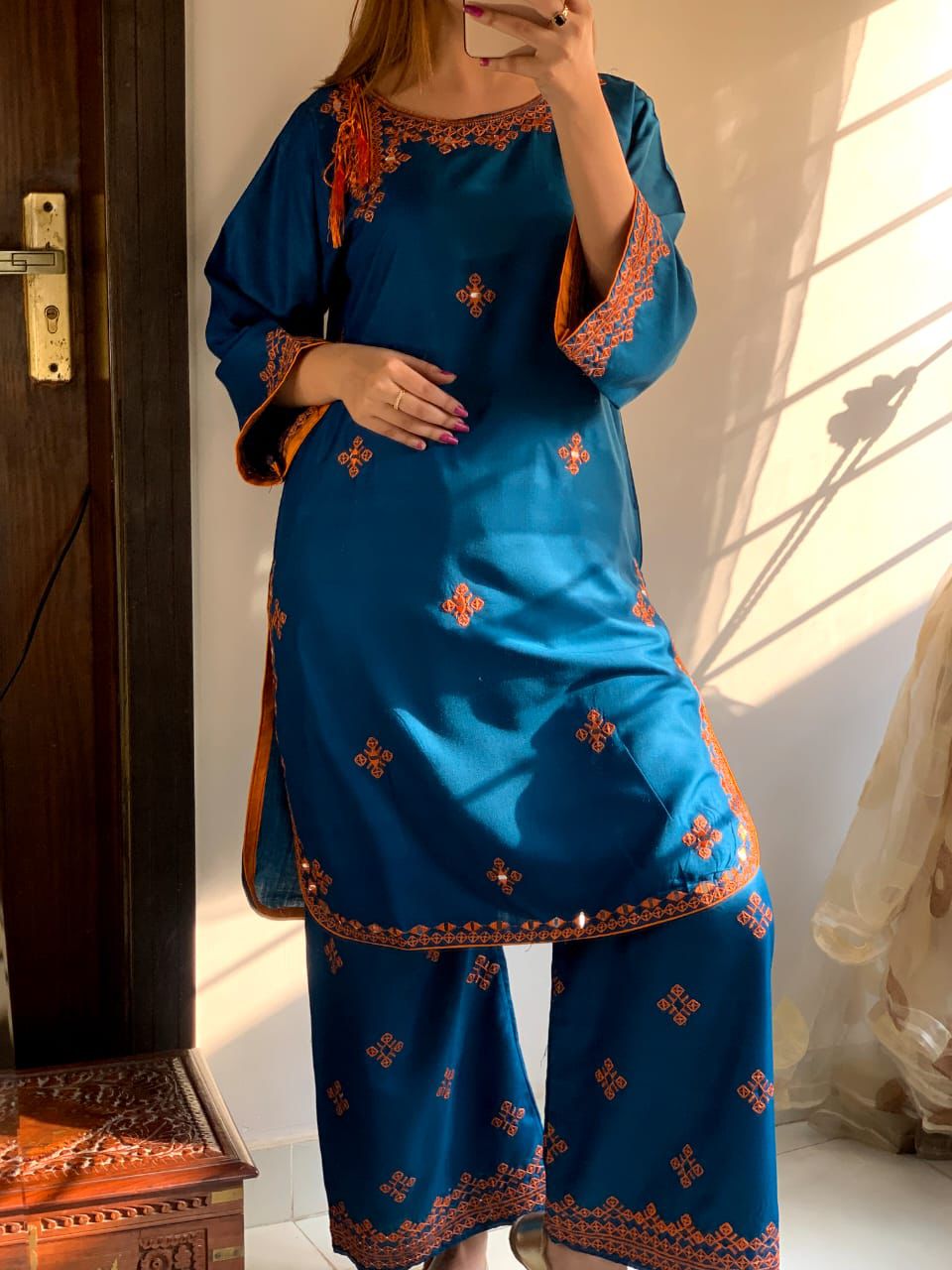 Balochi Embroidary Stitched 2Pcs - Emorl