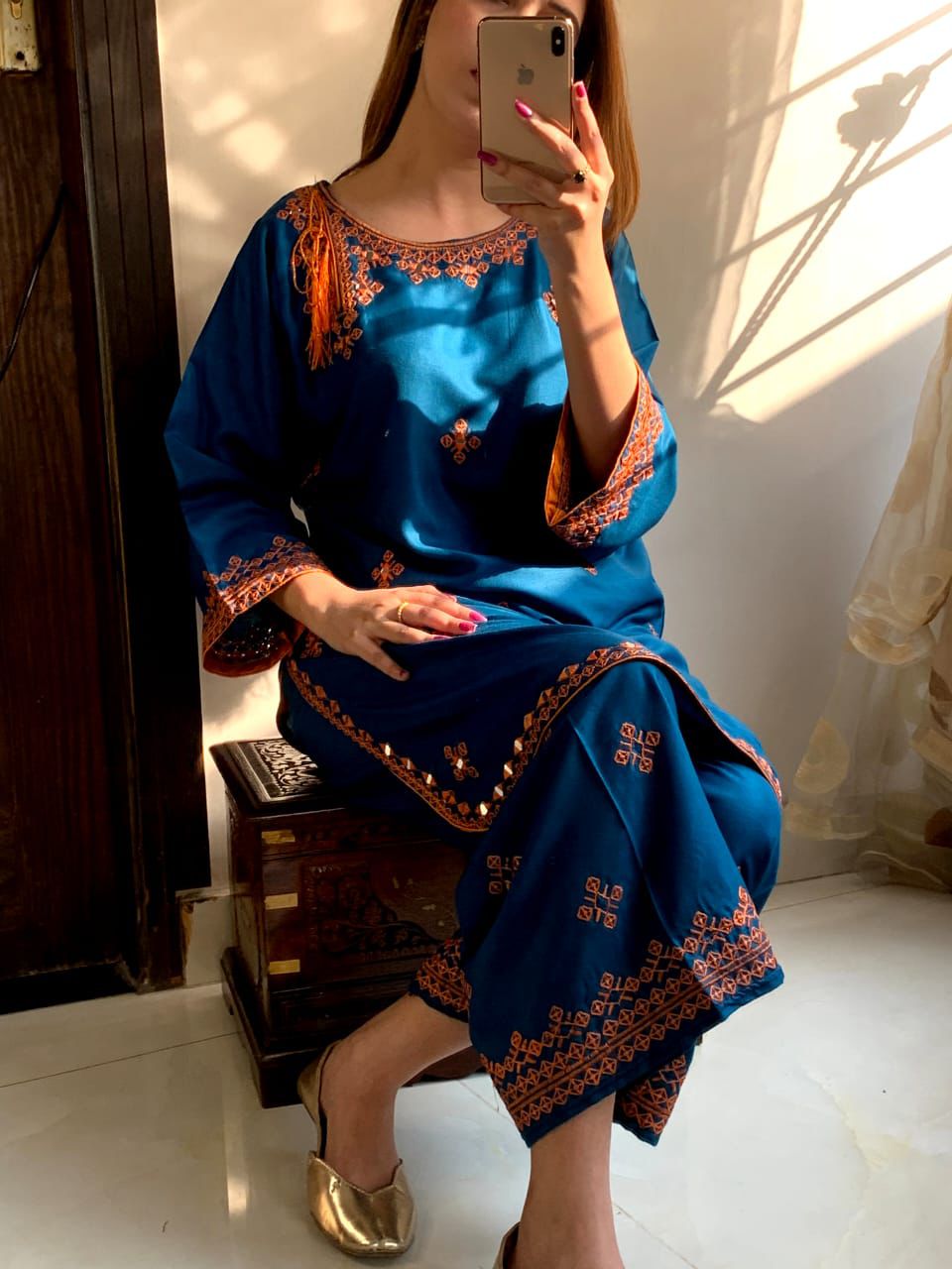 Balochi Embroidary Stitched 2Pcs - Emorl
