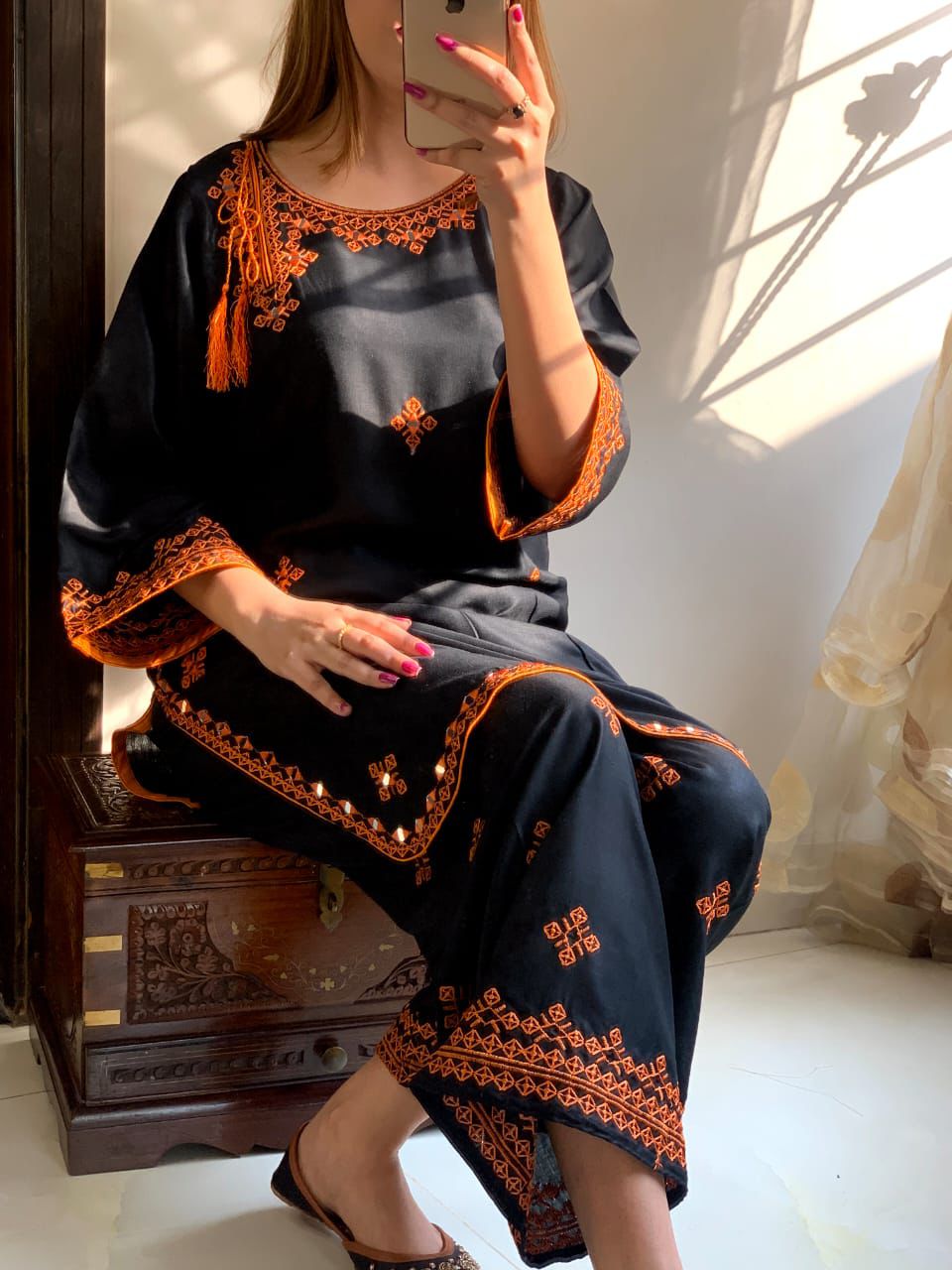 Balochi Embroidary Stitched 2Pcs - Emorl