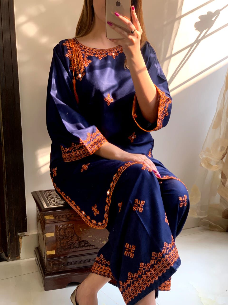 Balochi Embroidary Stitched 2Pcs - Emorl