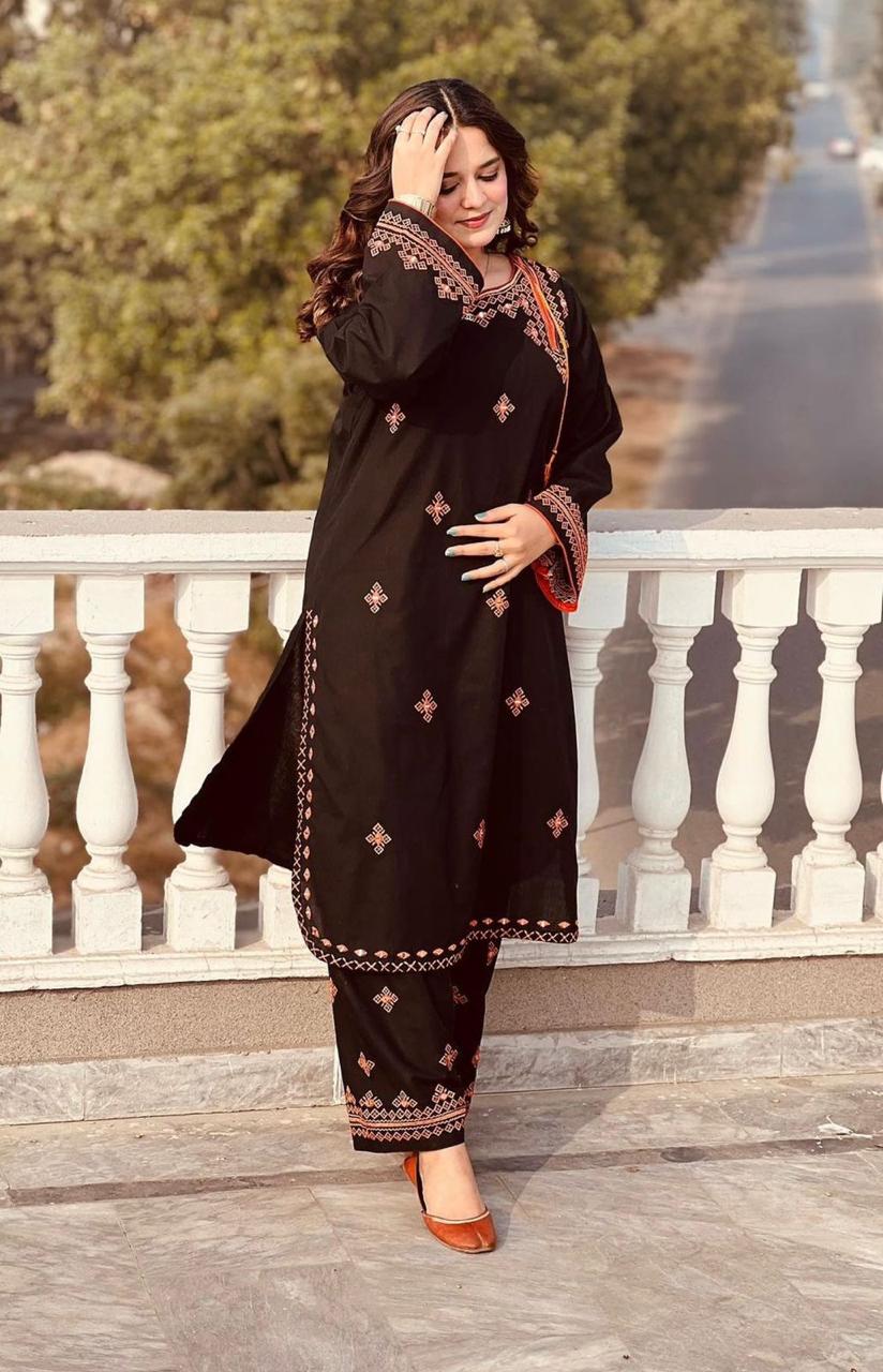 Balochi Embroidary Stitched 2Pcs - Emorl
