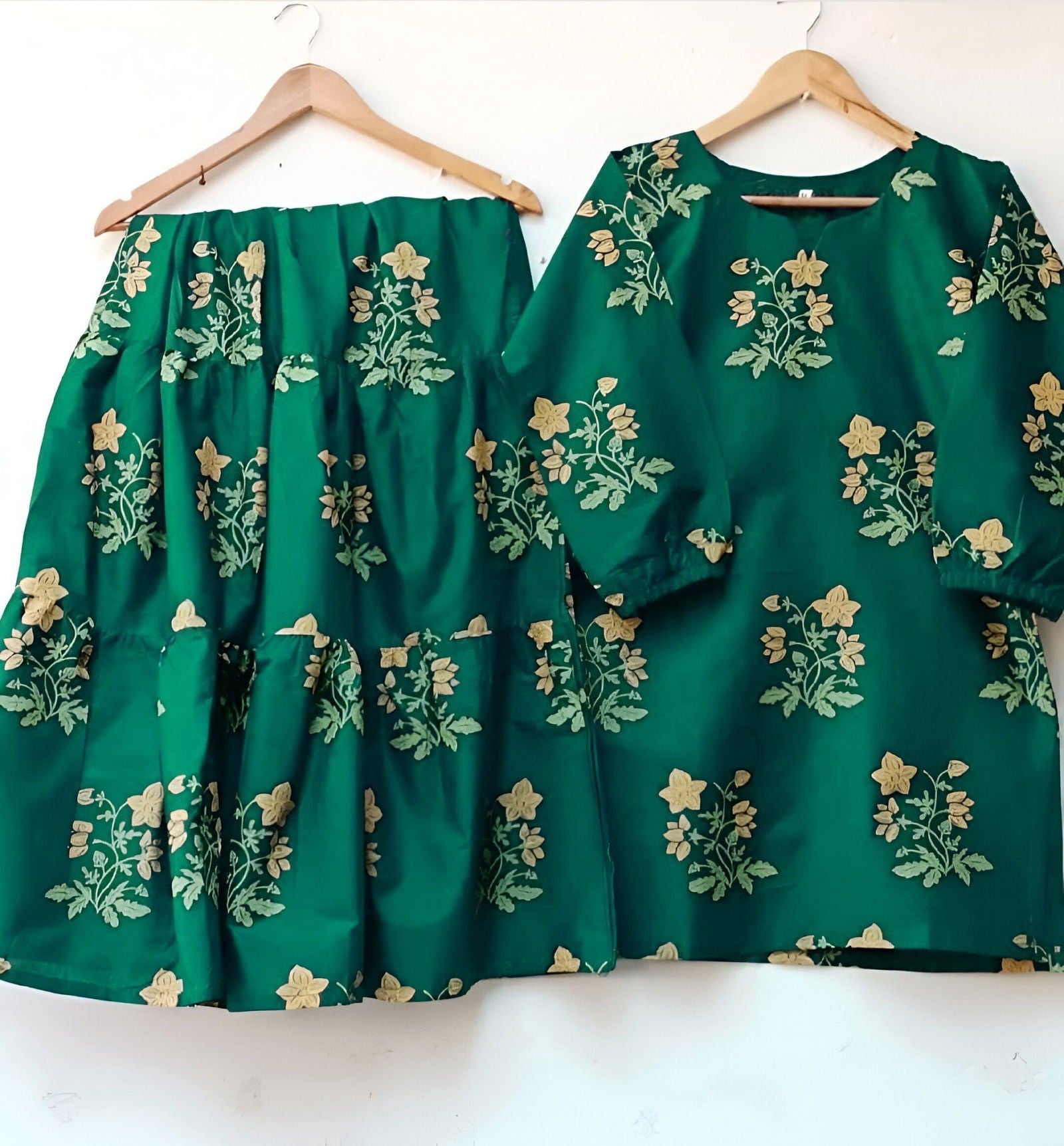 Block Shirt & Sharara Stitch 2Pcs - Emorl