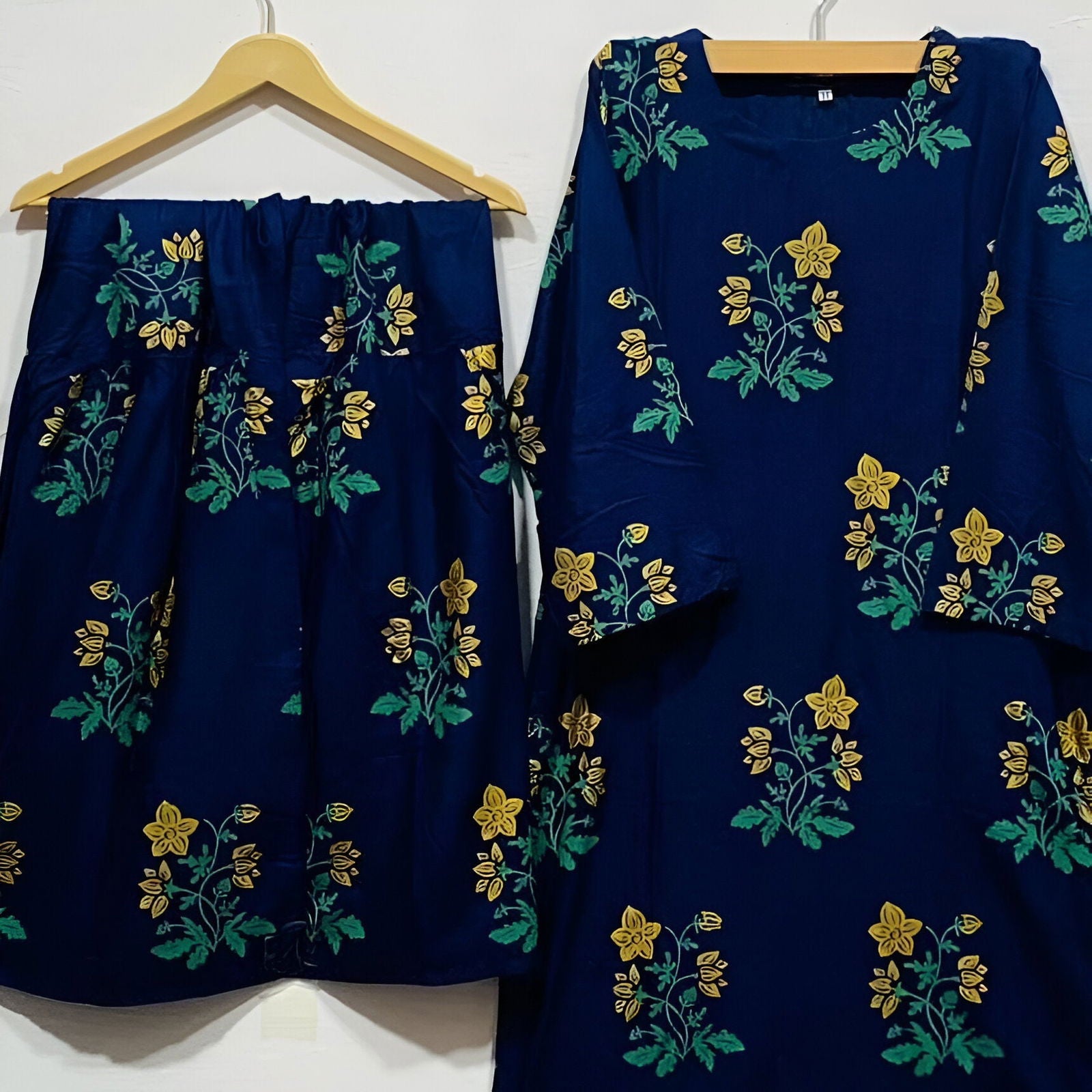 Block Shirt & Sharara Stitch 2Pcs - Emorl