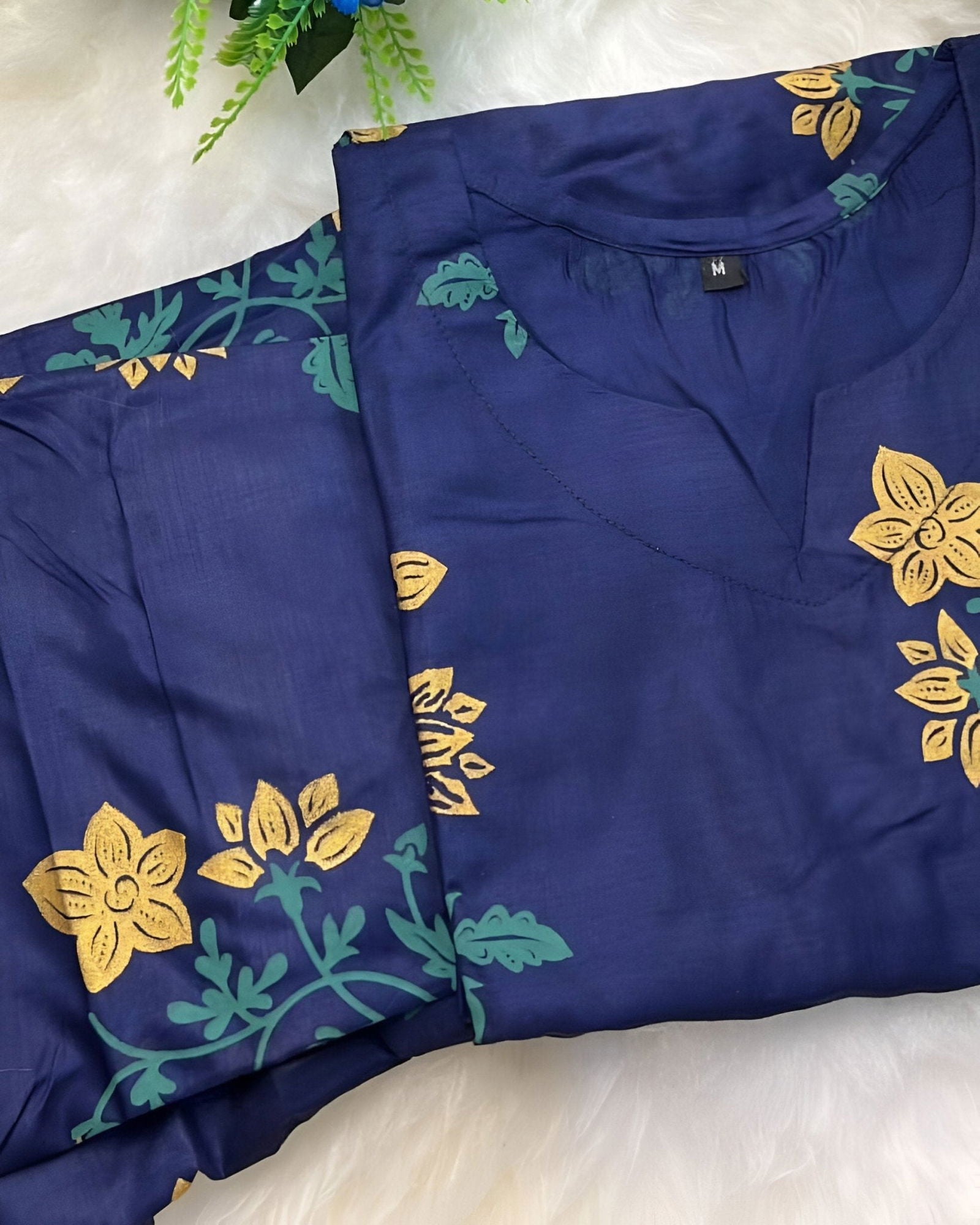 Block Shirt & Sharara Stitch 2Pcs - Emorl