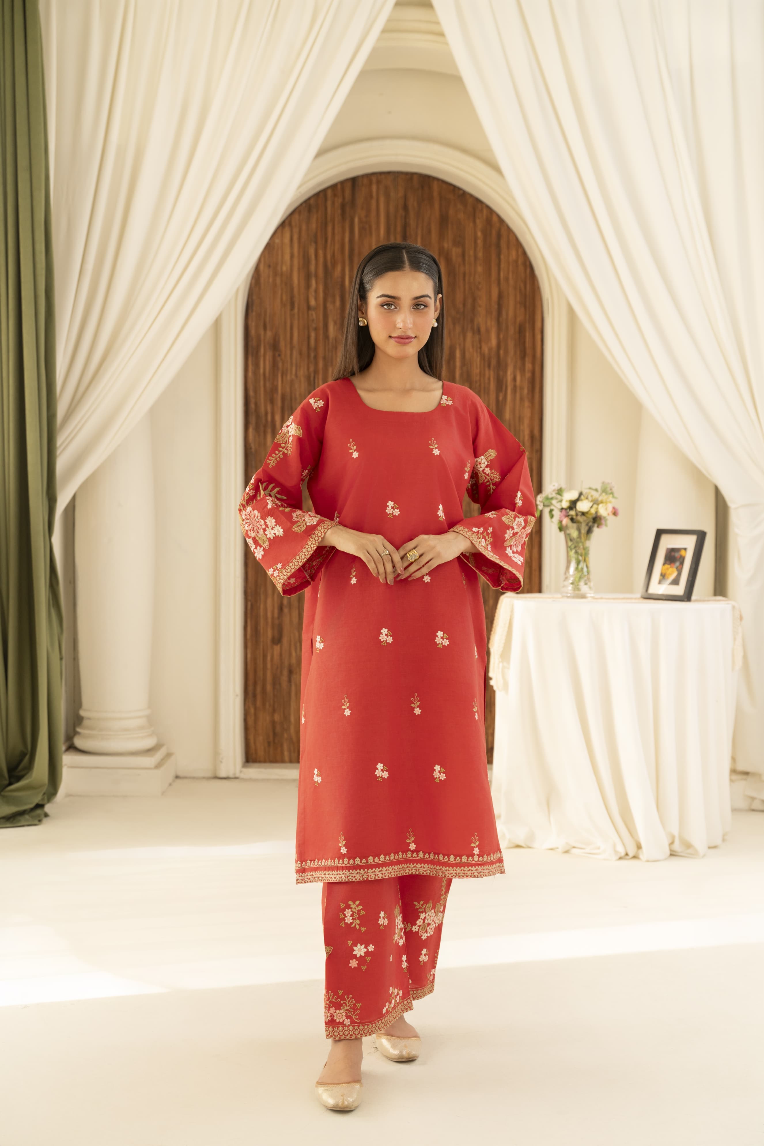 Ruby Dream Stitched 2Pcs