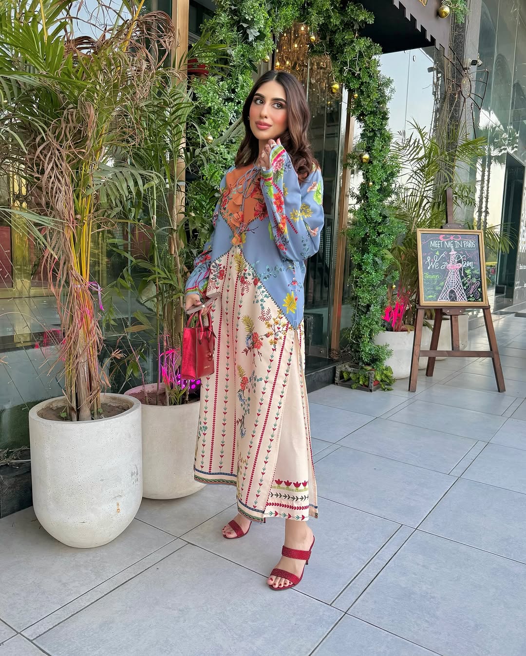 Blush Canvas Stitched 2Pcs