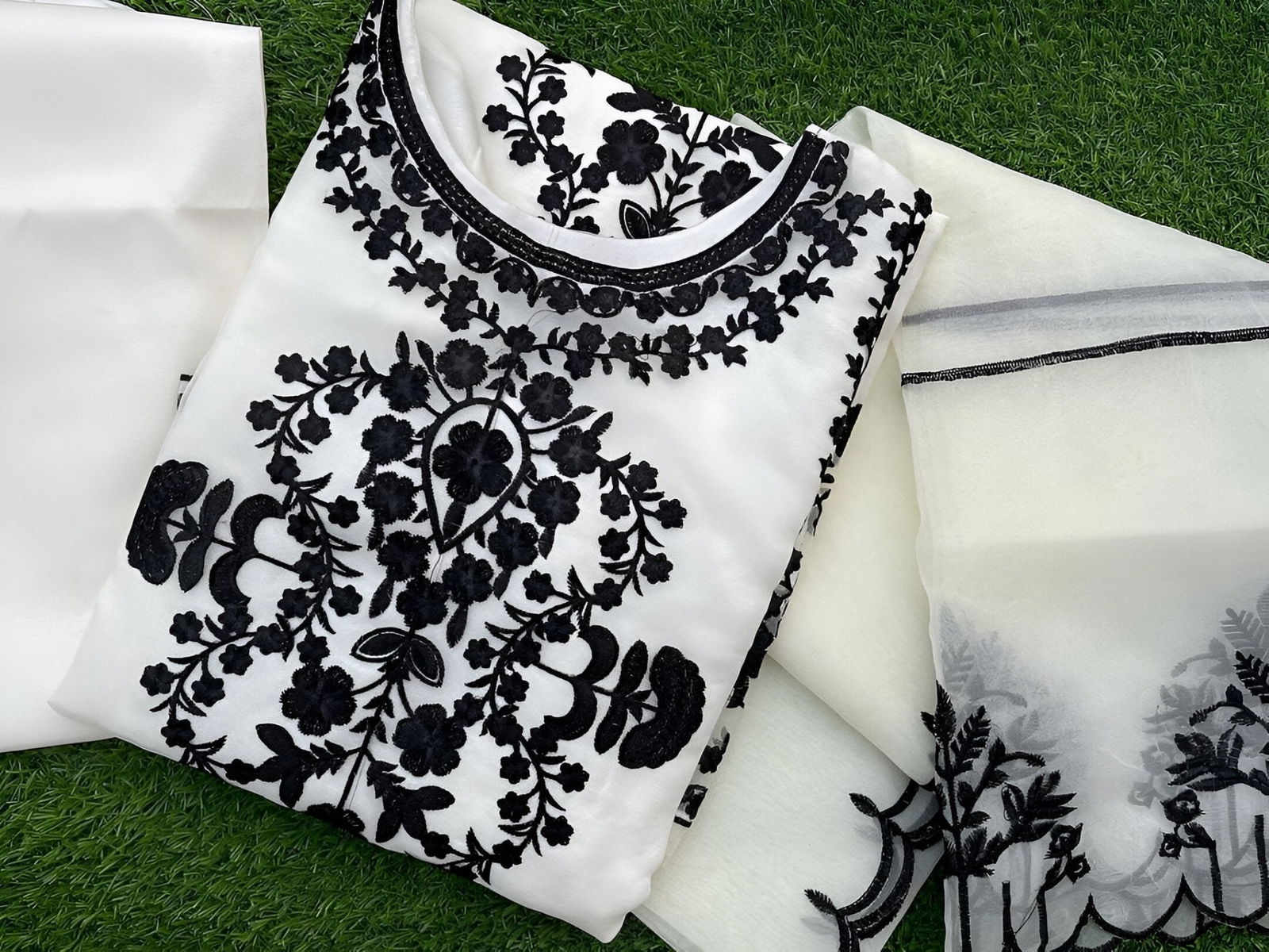 Jasmin Organza Stitch 3Pcs - Emorl