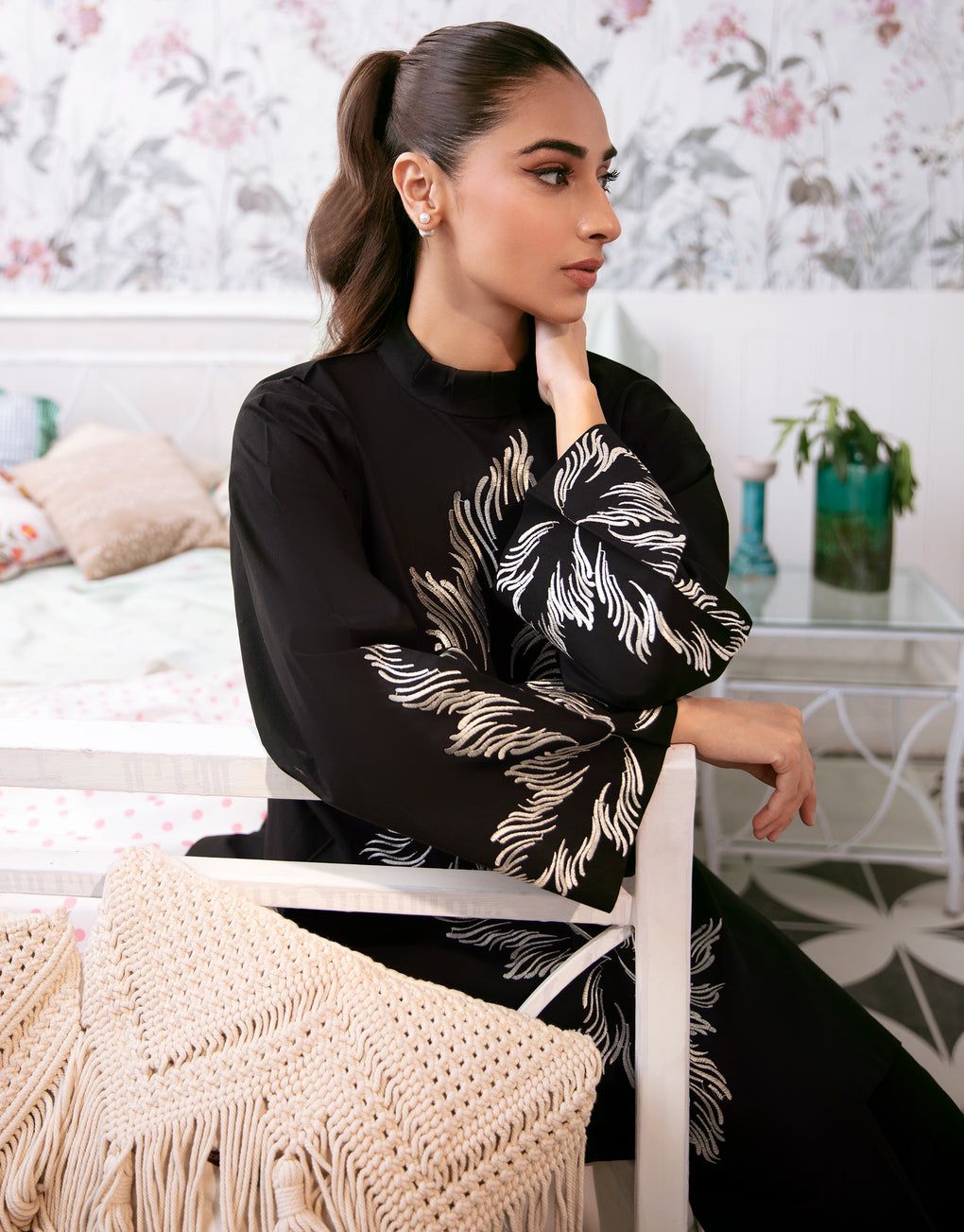 Jazmine Plazzo Stitched 2Pcs - Emorl