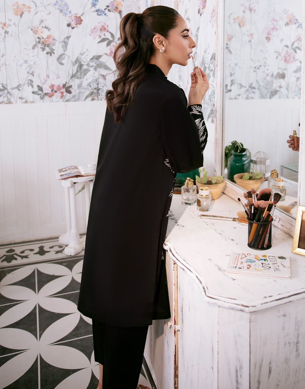 Jazmine Plazzo Stitched 2Pcs - Emorl