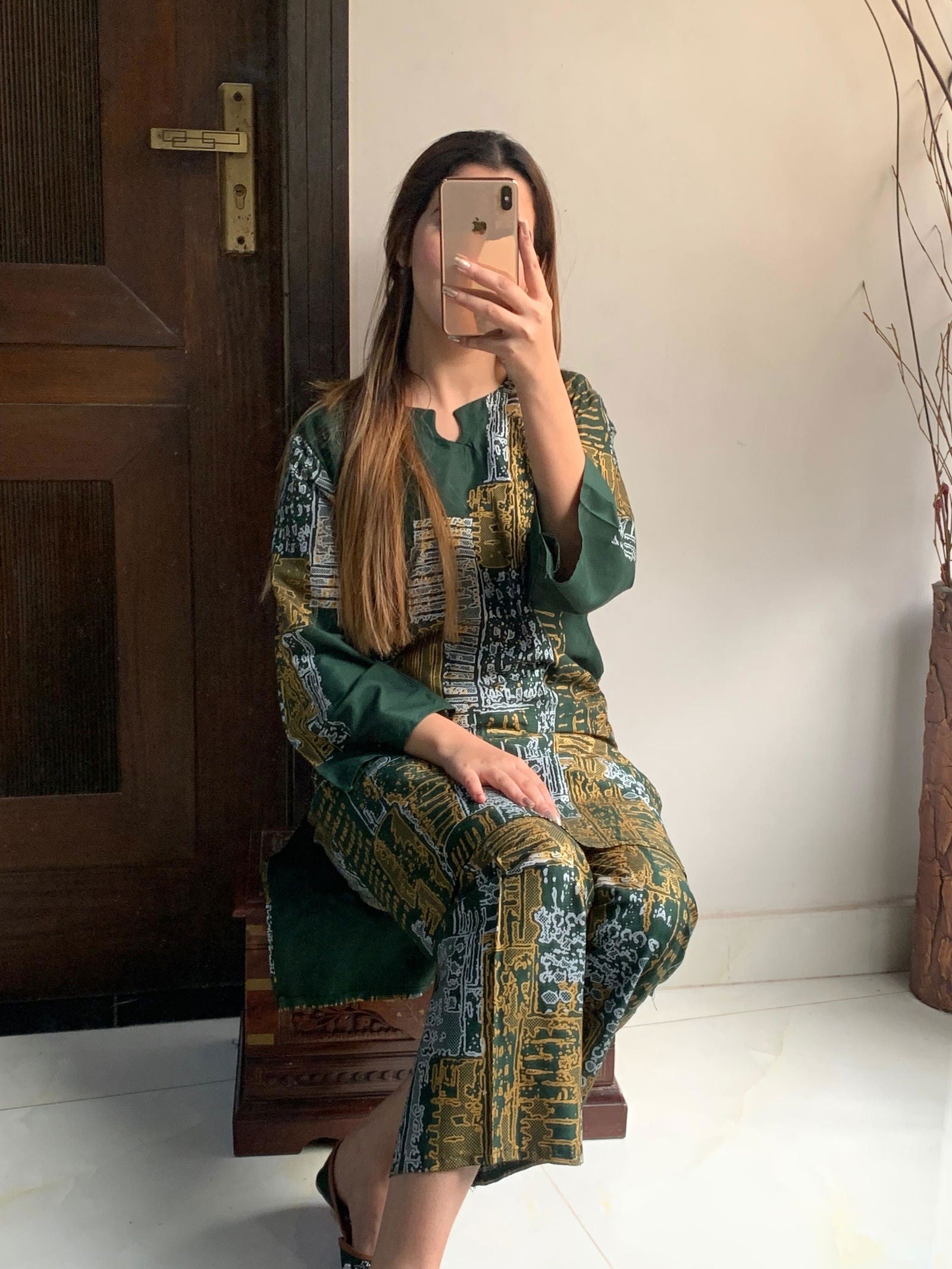Mountain Print Stitched 2Pcs - Emorl