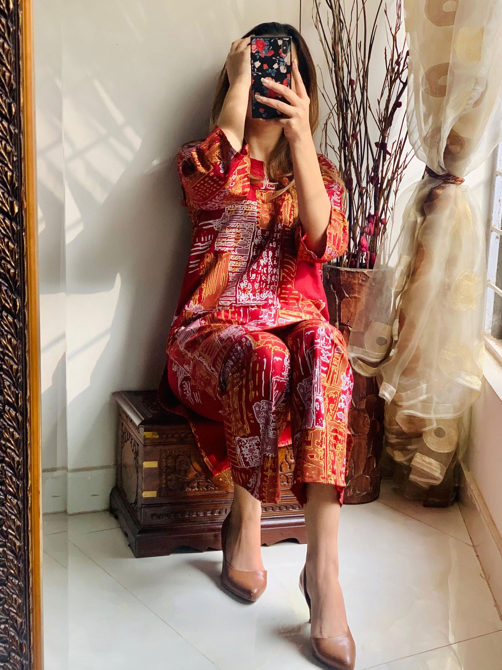 Mountain Print Stitched 2Pcs - Emorl