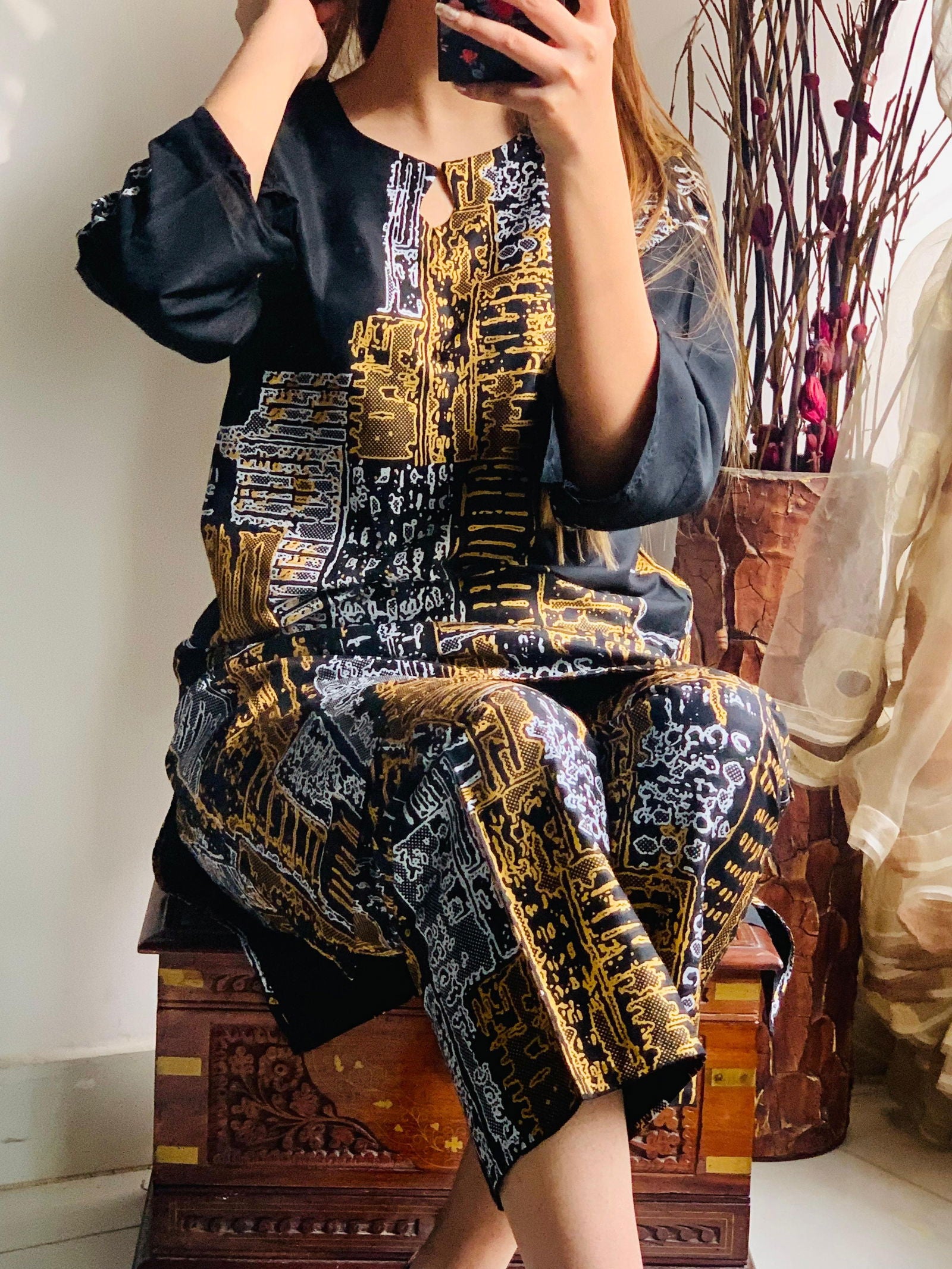 Mountain Print Stitched 2Pcs - Emorl