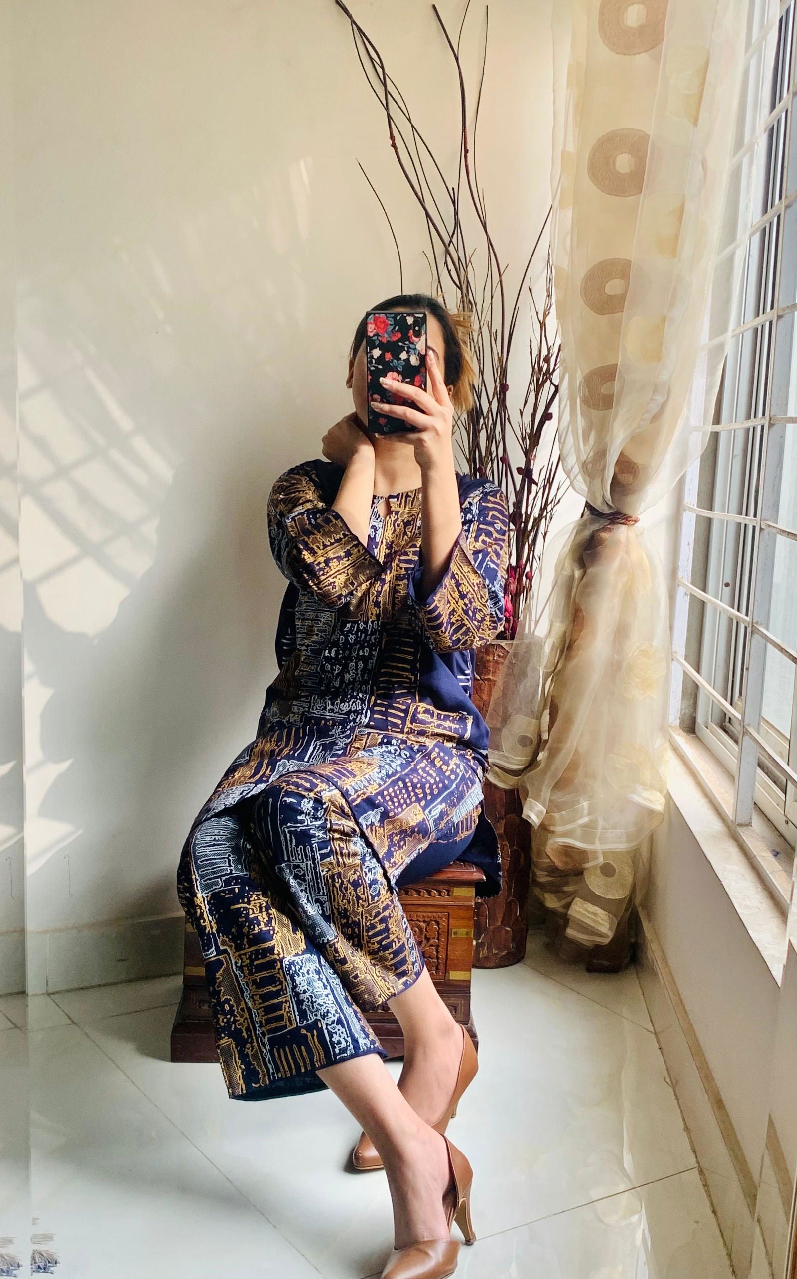 Mountain Print Stitched 2Pcs - Emorl