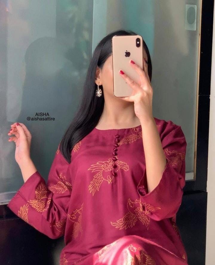Sparrow Print Stitched 2Pcs - Emorl