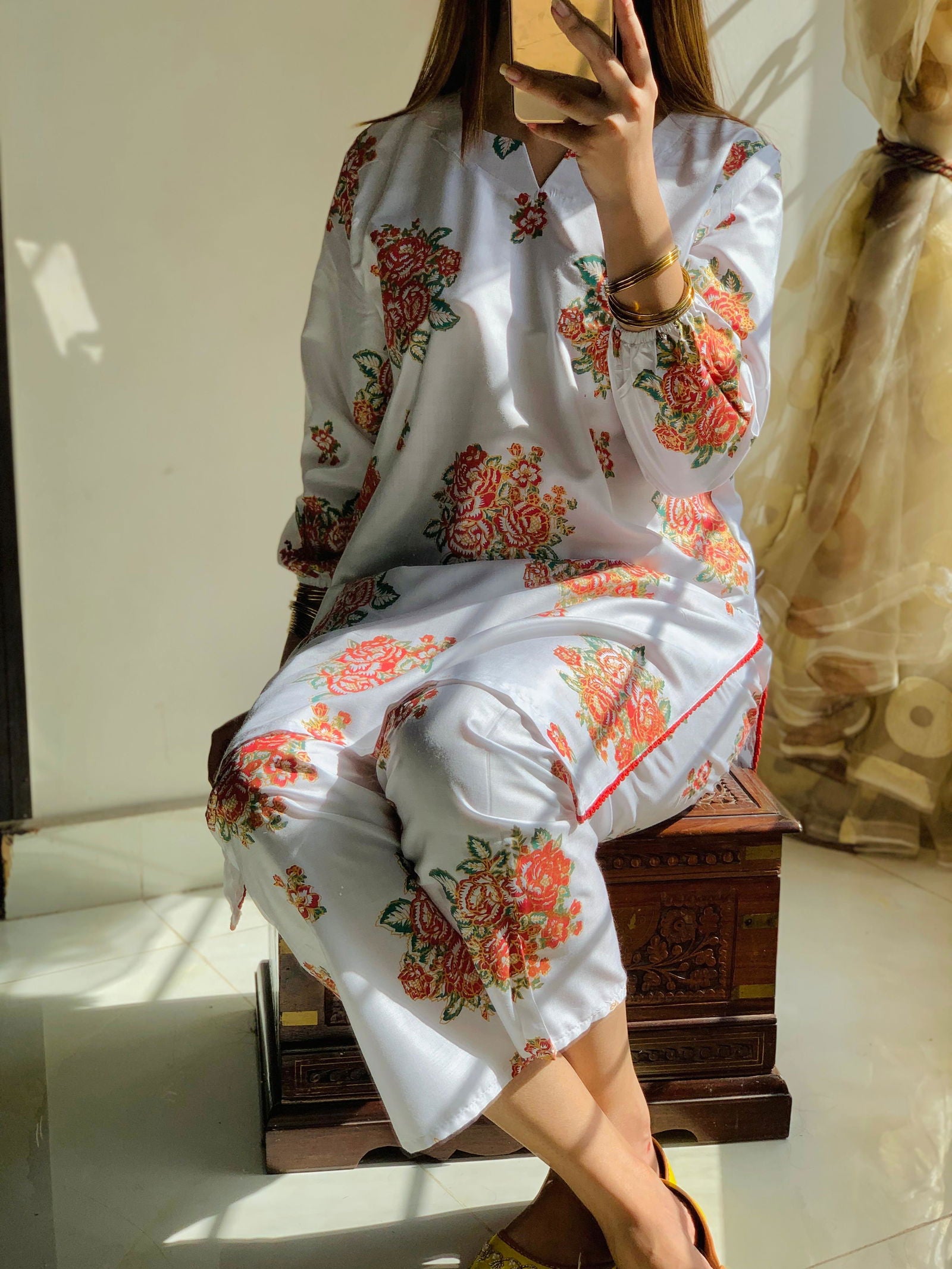 Stitched Chunri Style 2Pc - Emorl