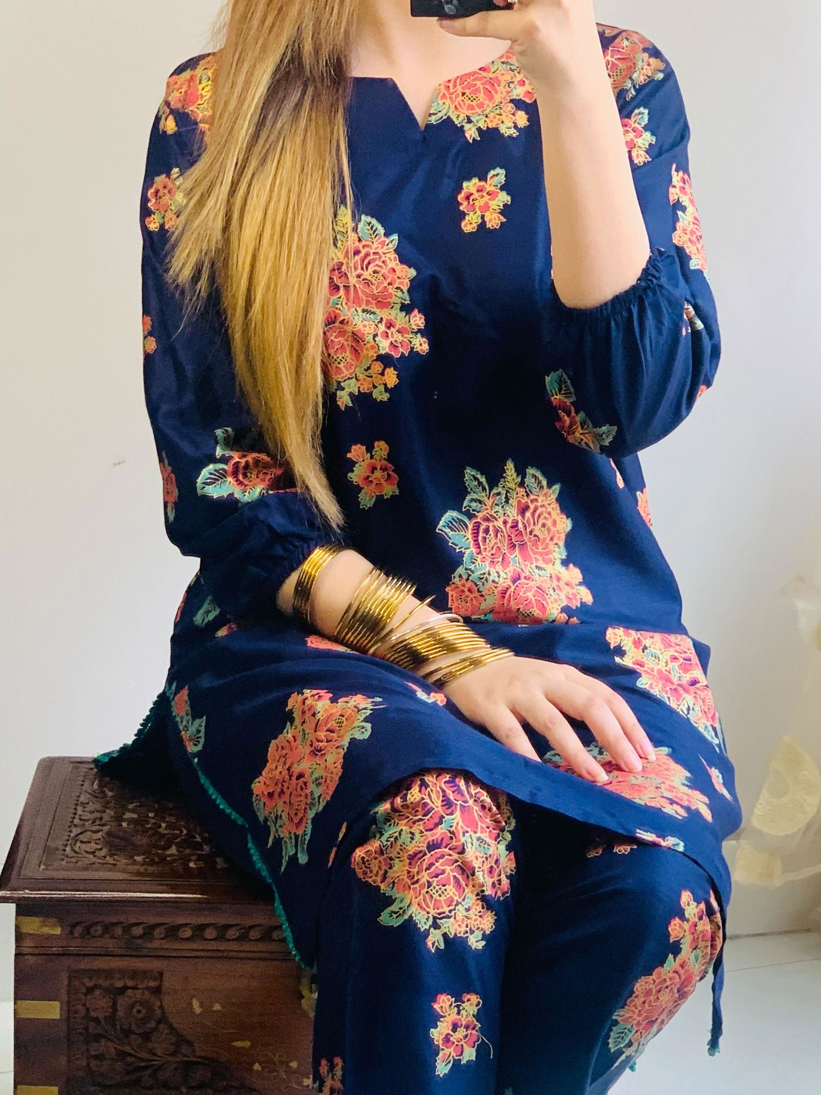 Stitched Chunri Style 2Pc - Emorl