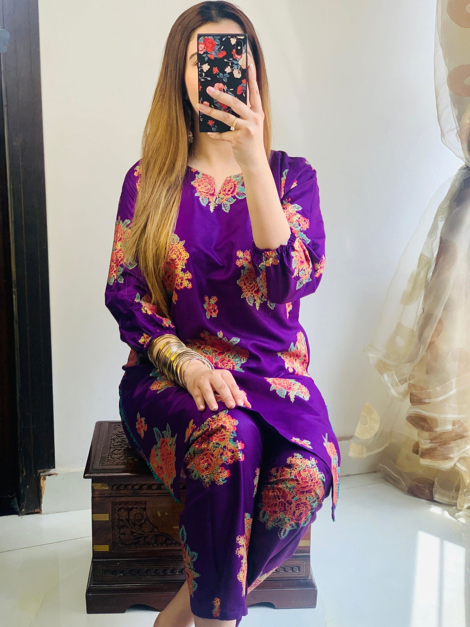 Stitched Chunri Style 2Pc - Emorl