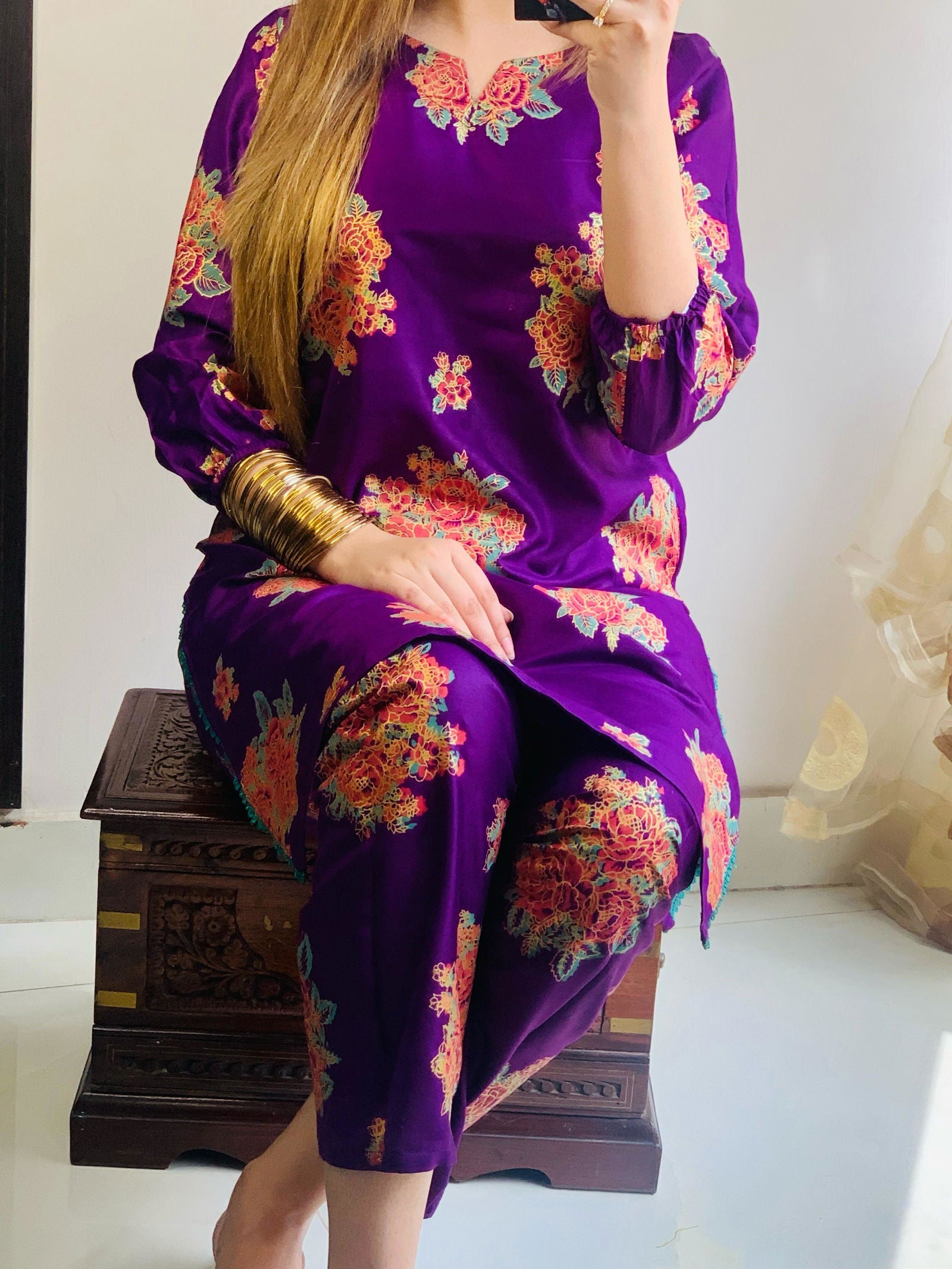 Stitched Chunri Style 2Pc - Emorl