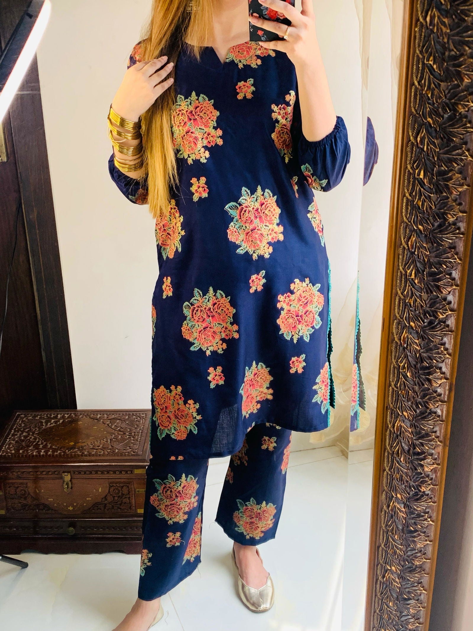 Stitched Chunri Style 2Pc - Emorl