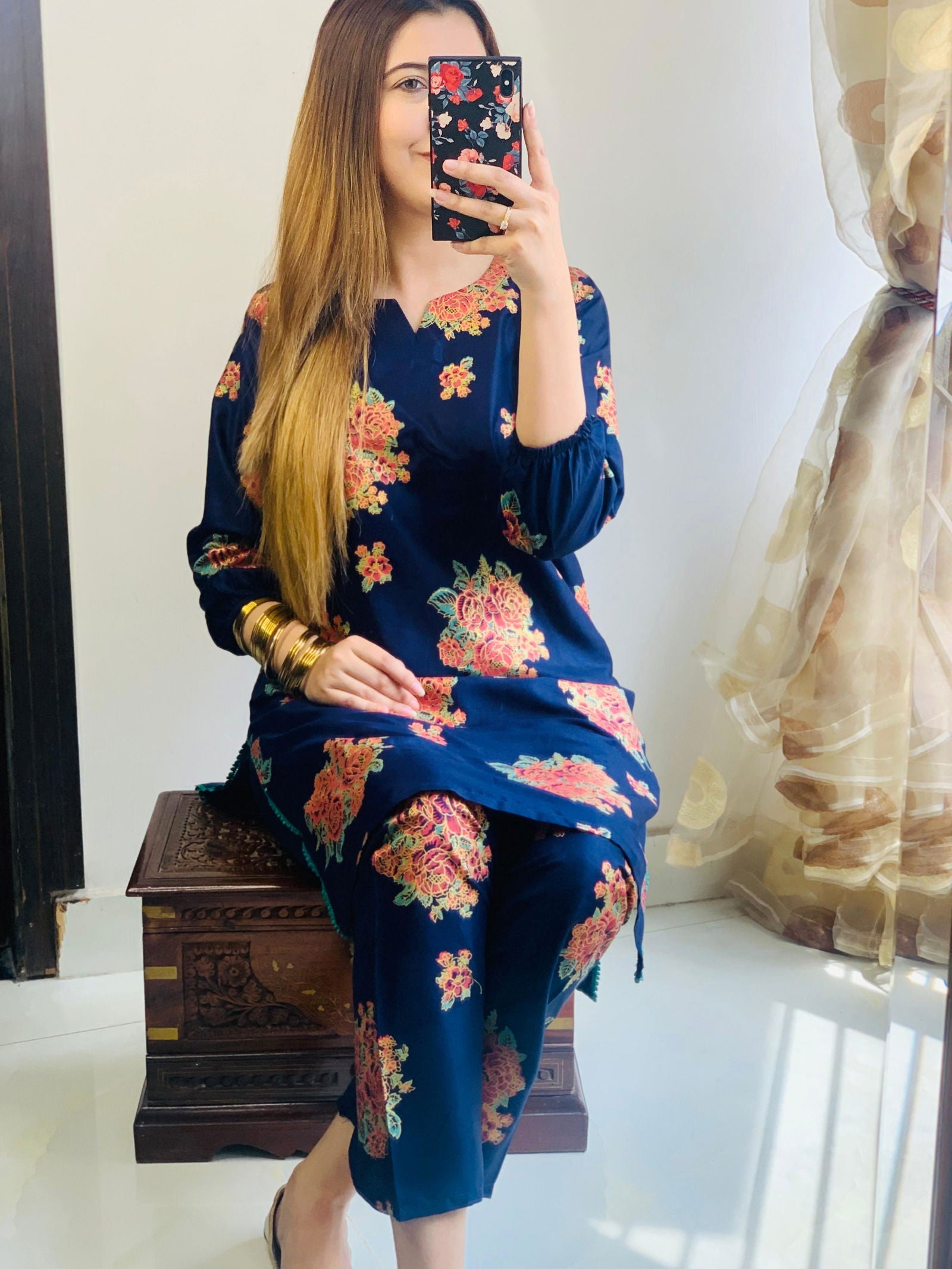 Stitched Chunri Style 2Pc - Emorl