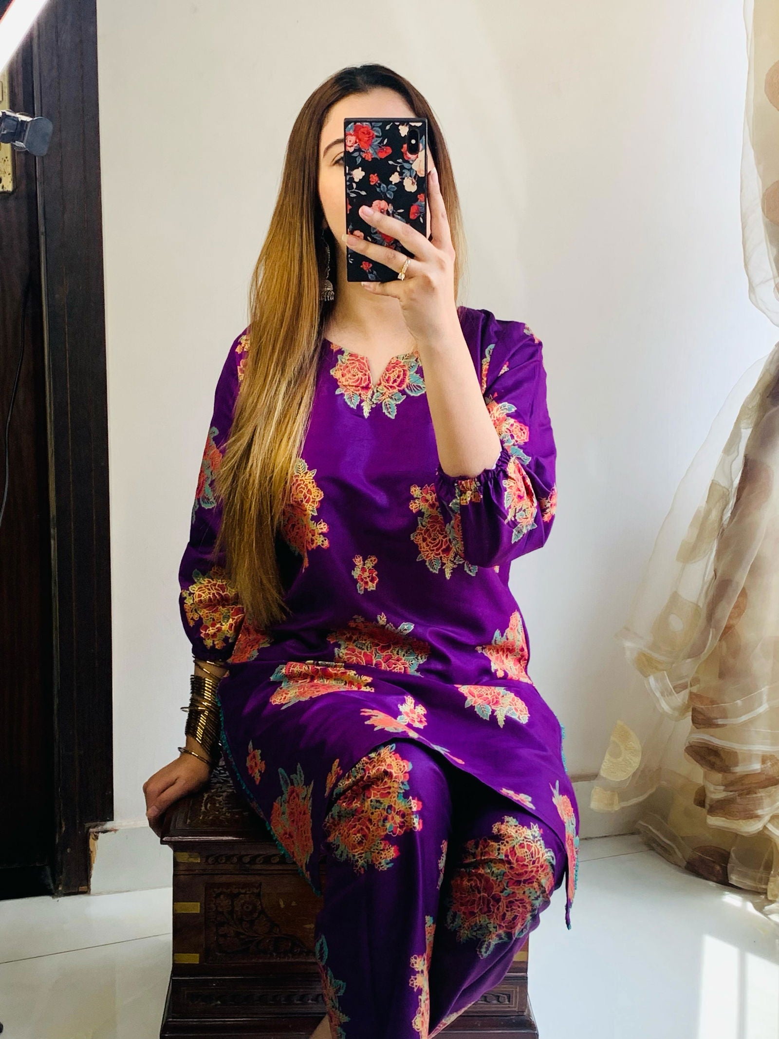 Stitched Chunri Style 2Pc - Emorl