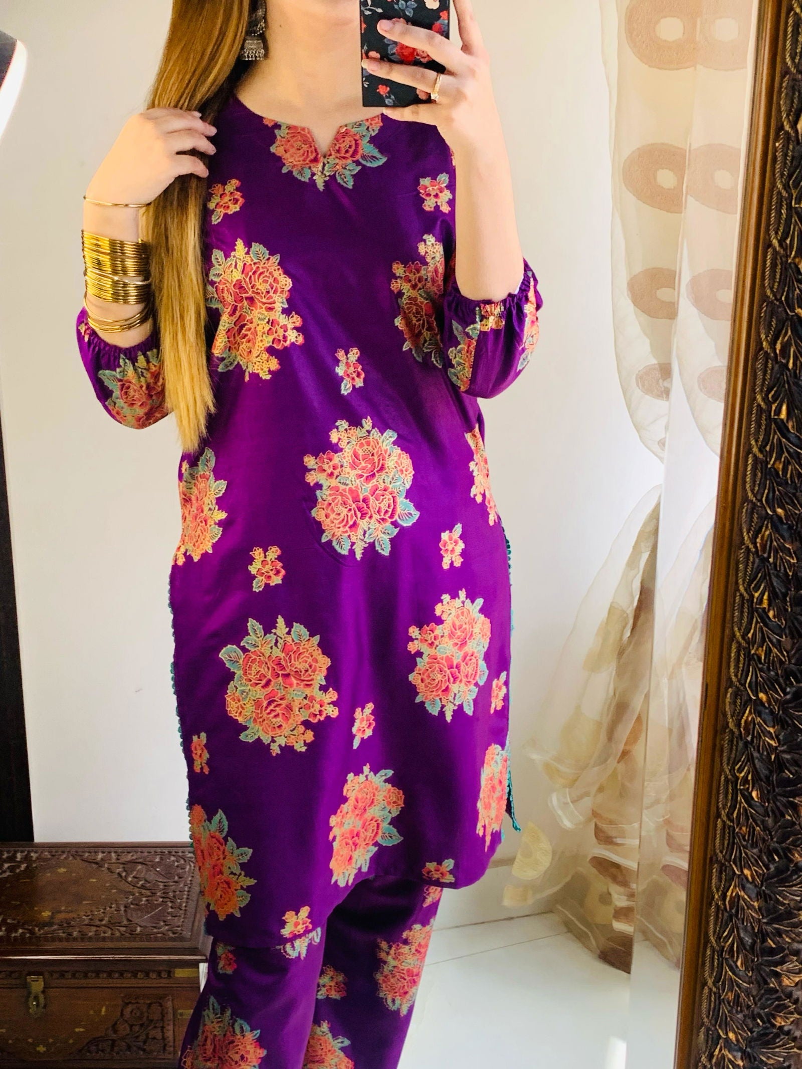 Stitched Chunri Style 2Pc - Emorl