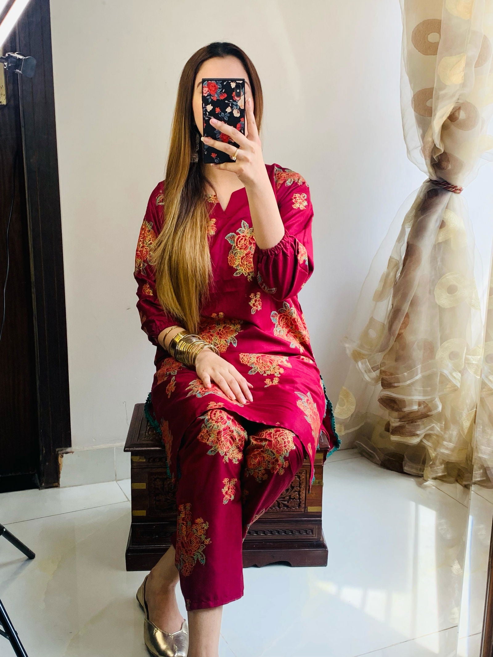 Stitched Chunri Style 2Pc - Emorl