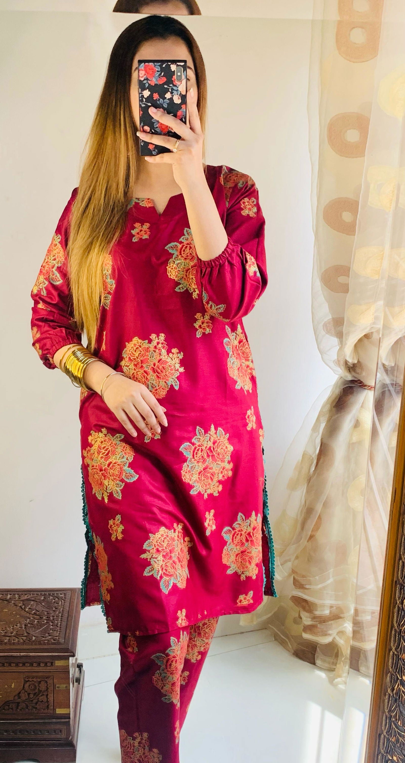 Stitched Chunri Style 2Pc - Emorl
