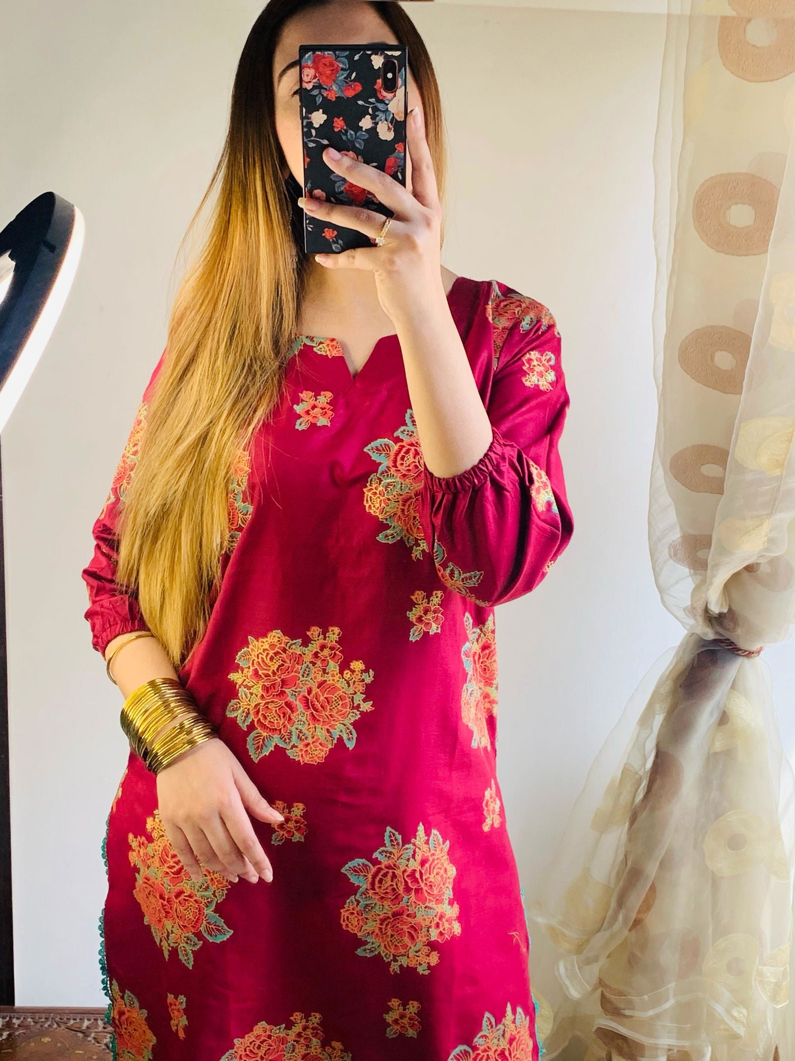 Stitched Chunri Style 2Pc - Emorl