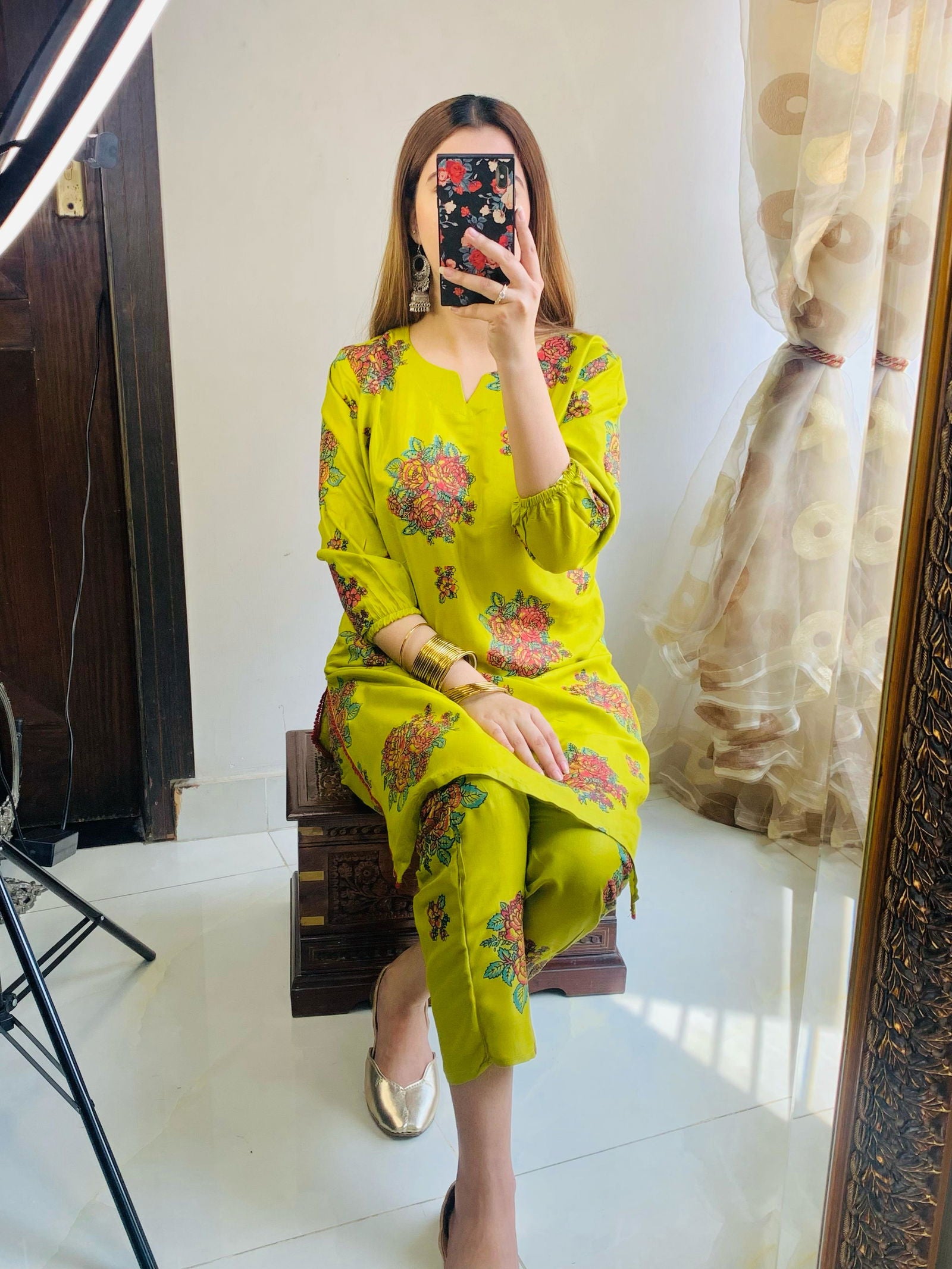 Stitched Chunri Style 2Pc - Emorl