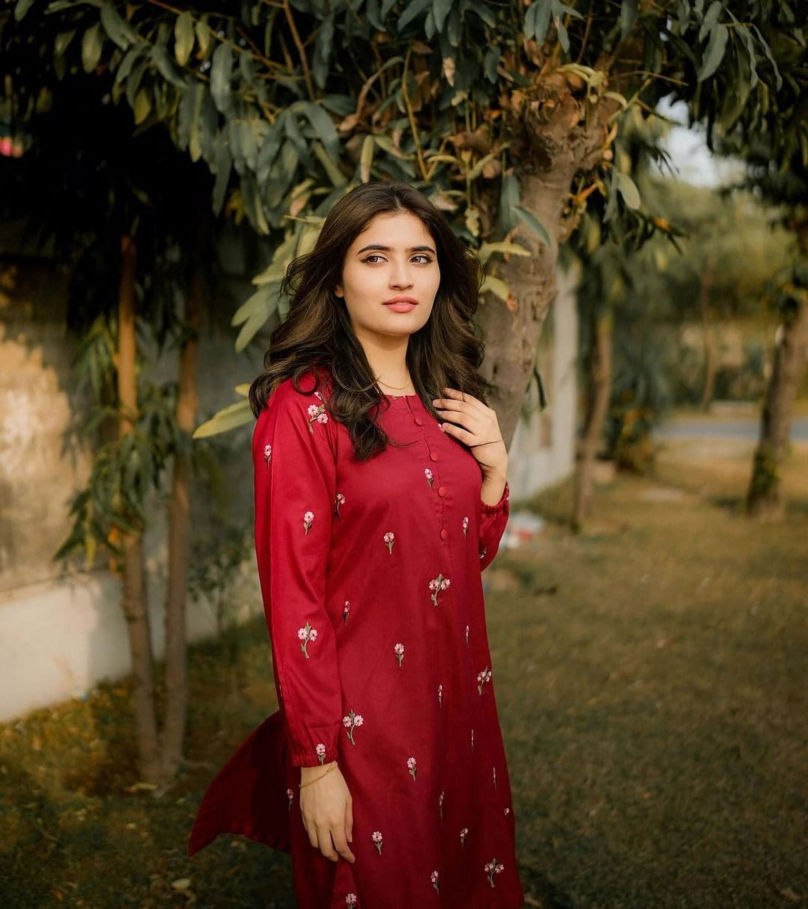 Stitched Patel Embroidery 2Pcs - Emorl