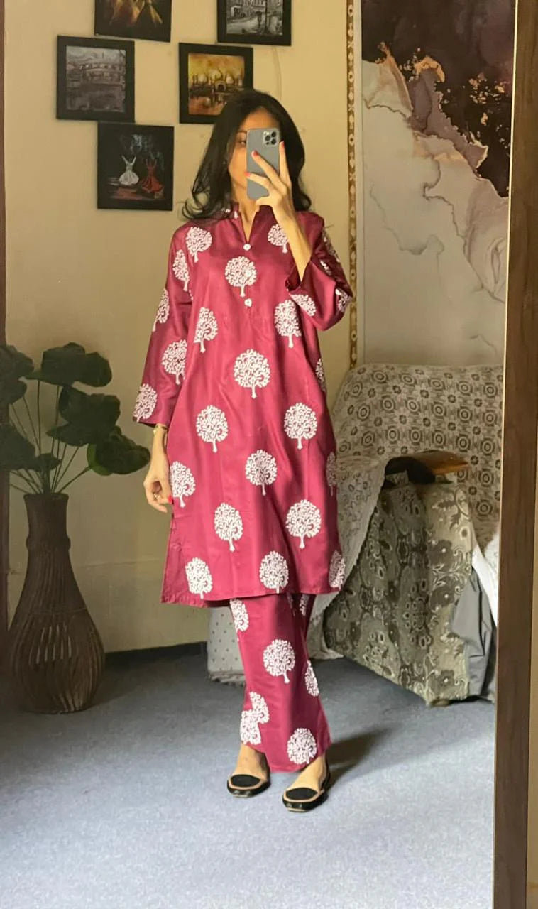Tree Design Stitch 2Pcs