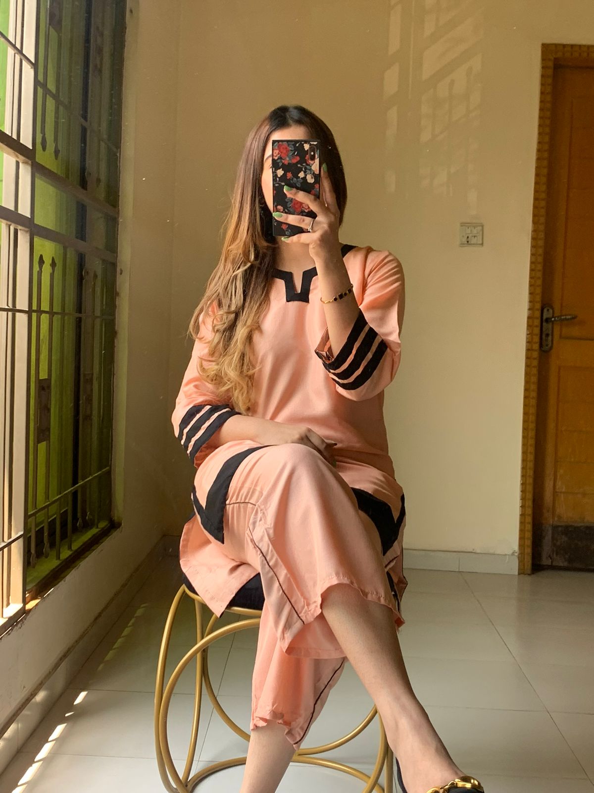 Amber Elegance Stitch 2Pcs