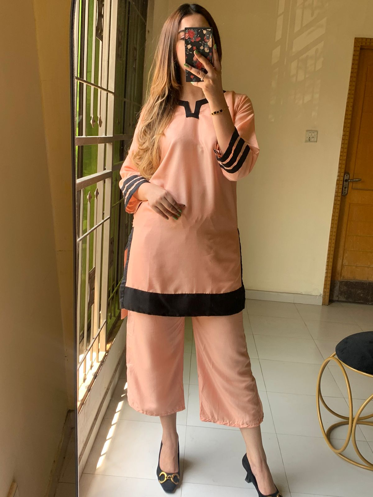 Amber Elegance Stitch 2Pcs